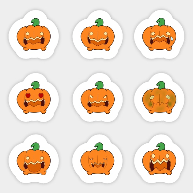 Steven Universe Pumpkin Pumpkin Pet Sticker by CERA23